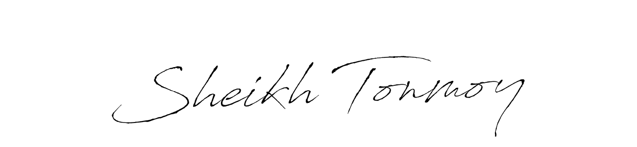 if you are searching for the best signature style for your name Sheikh Tonmoy. so please give up your signature search. here we have designed multiple signature styles  using Antro_Vectra. Sheikh Tonmoy signature style 6 images and pictures png