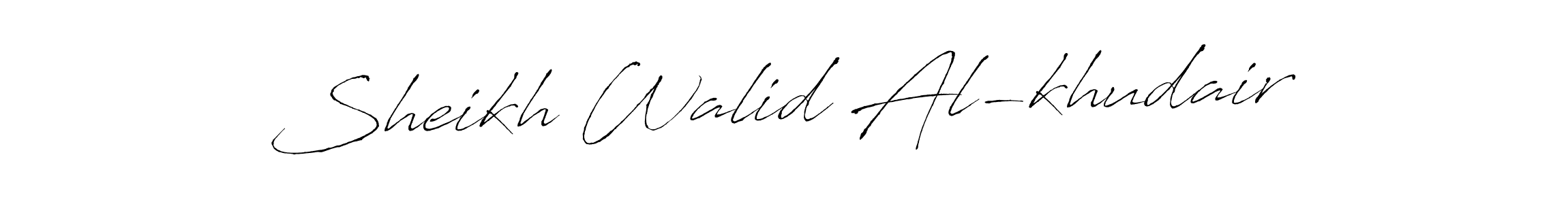 Antro_Vectra is a professional signature style that is perfect for those who want to add a touch of class to their signature. It is also a great choice for those who want to make their signature more unique. Get Sheikh Walid Al-khudair name to fancy signature for free. Sheikh Walid Al-khudair signature style 6 images and pictures png