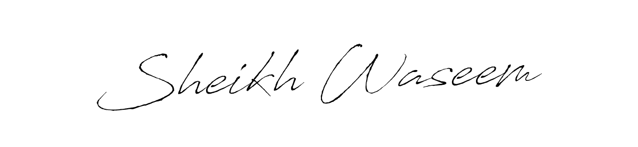 The best way (Antro_Vectra) to make a short signature is to pick only two or three words in your name. The name Sheikh Waseem include a total of six letters. For converting this name. Sheikh Waseem signature style 6 images and pictures png