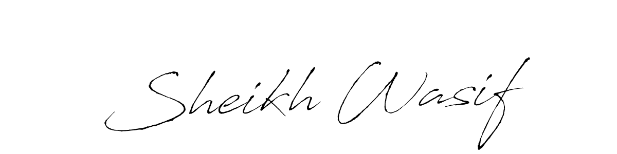 You should practise on your own different ways (Antro_Vectra) to write your name (Sheikh Wasif) in signature. don't let someone else do it for you. Sheikh Wasif signature style 6 images and pictures png