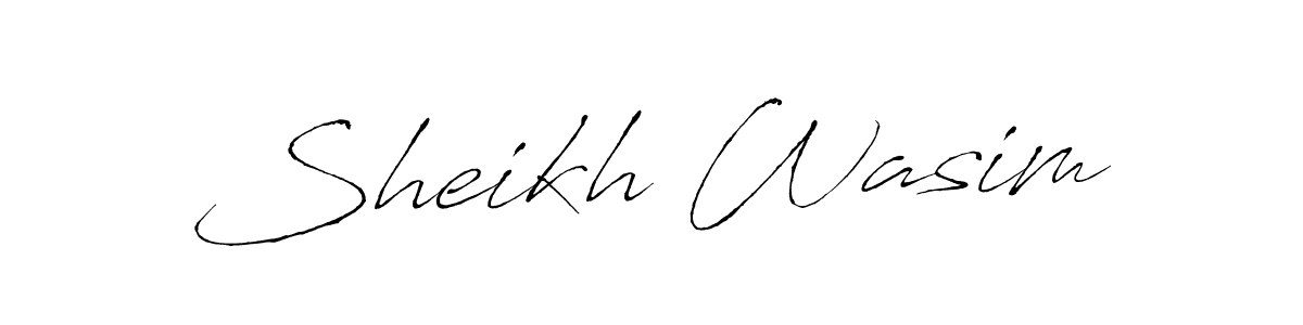 This is the best signature style for the Sheikh Wasim name. Also you like these signature font (Antro_Vectra). Mix name signature. Sheikh Wasim signature style 6 images and pictures png