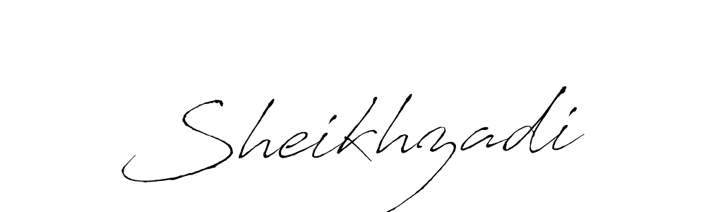 Sheikhzadi stylish signature style. Best Handwritten Sign (Antro_Vectra) for my name. Handwritten Signature Collection Ideas for my name Sheikhzadi. Sheikhzadi signature style 6 images and pictures png