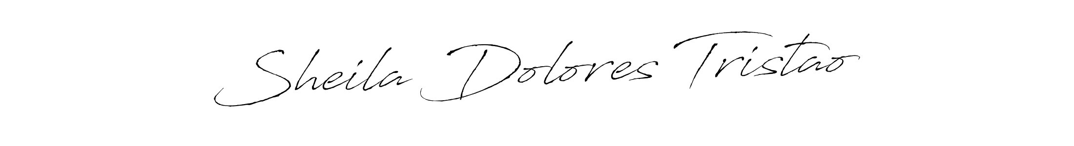 Create a beautiful signature design for name Sheila Dolores Tristao. With this signature (Antro_Vectra) fonts, you can make a handwritten signature for free. Sheila Dolores Tristao signature style 6 images and pictures png