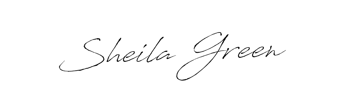 Sheila Green stylish signature style. Best Handwritten Sign (Antro_Vectra) for my name. Handwritten Signature Collection Ideas for my name Sheila Green. Sheila Green signature style 6 images and pictures png