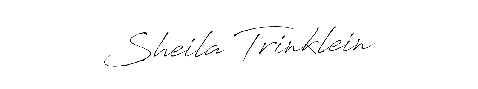 You should practise on your own different ways (Antro_Vectra) to write your name (Sheila Trinklein) in signature. don't let someone else do it for you. Sheila Trinklein signature style 6 images and pictures png