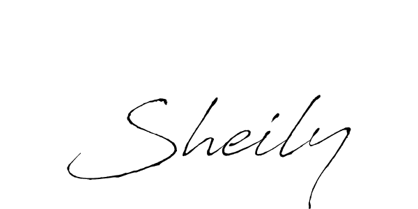 Make a beautiful signature design for name Sheily. With this signature (Antro_Vectra) style, you can create a handwritten signature for free. Sheily signature style 6 images and pictures png