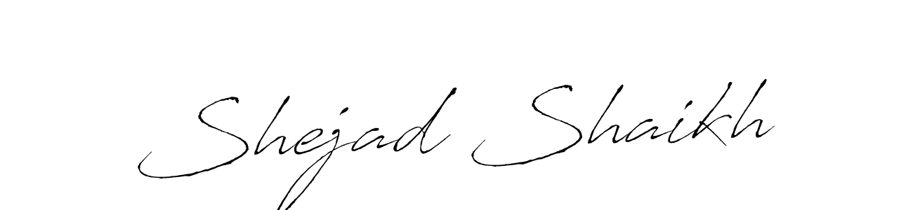 You should practise on your own different ways (Antro_Vectra) to write your name (Shejad Shaikh) in signature. don't let someone else do it for you. Shejad Shaikh signature style 6 images and pictures png