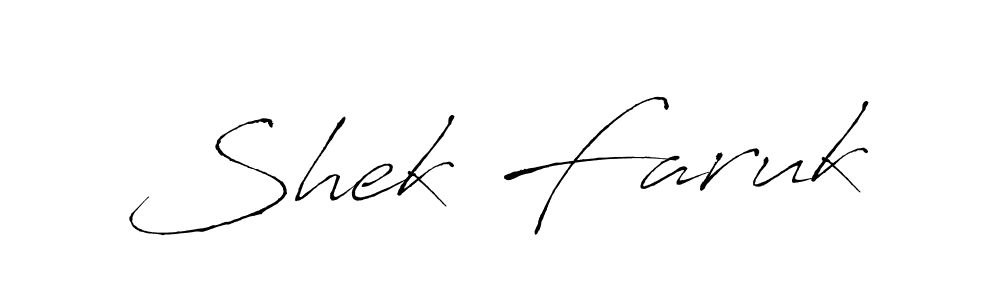 Shek Faruk stylish signature style. Best Handwritten Sign (Antro_Vectra) for my name. Handwritten Signature Collection Ideas for my name Shek Faruk. Shek Faruk signature style 6 images and pictures png