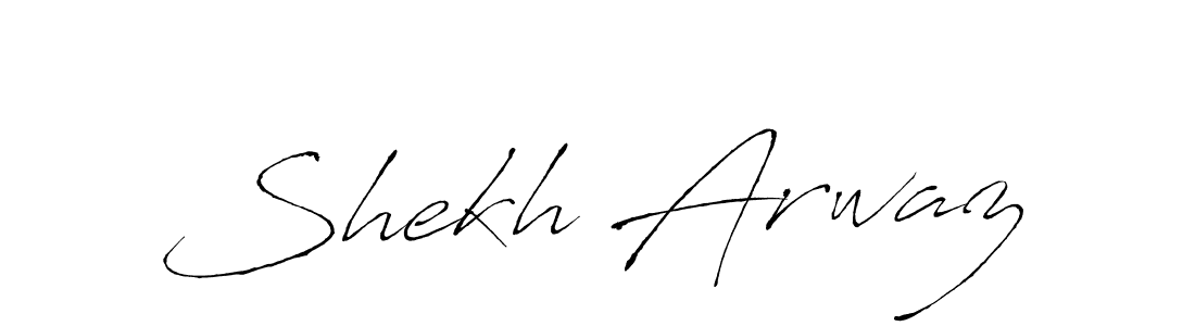Design your own signature with our free online signature maker. With this signature software, you can create a handwritten (Antro_Vectra) signature for name Shekh Arwaz. Shekh Arwaz signature style 6 images and pictures png