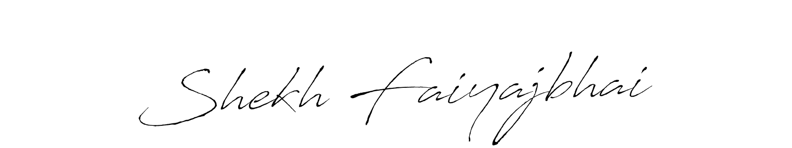 How to make Shekh Faiyajbhai signature? Antro_Vectra is a professional autograph style. Create handwritten signature for Shekh Faiyajbhai name. Shekh Faiyajbhai signature style 6 images and pictures png