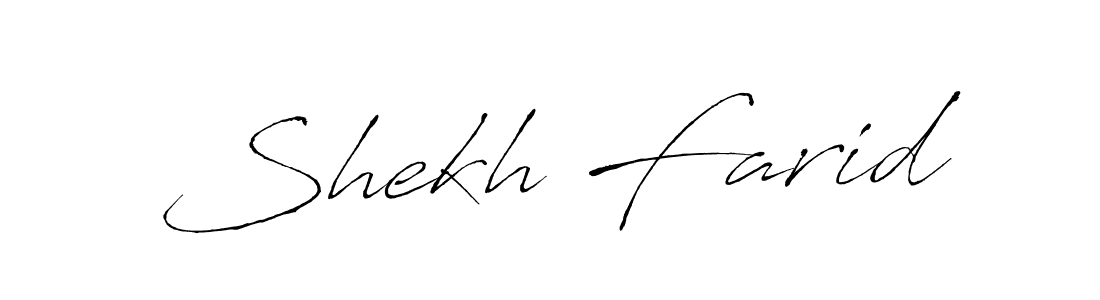 Design your own signature with our free online signature maker. With this signature software, you can create a handwritten (Antro_Vectra) signature for name Shekh Farid. Shekh Farid signature style 6 images and pictures png