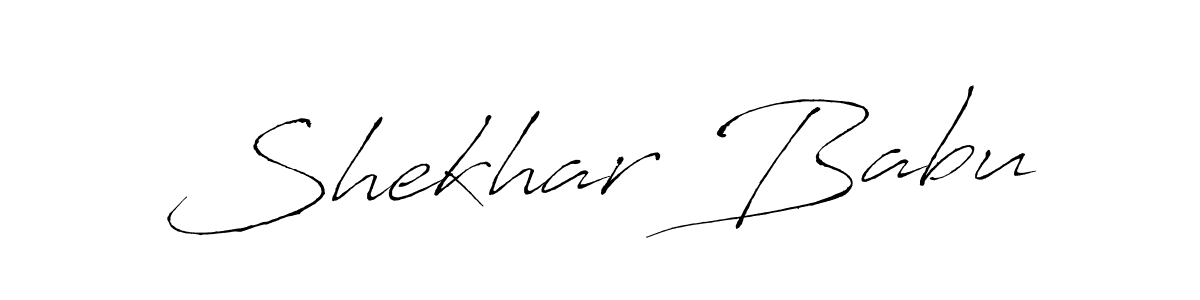 Also we have Shekhar Babu name is the best signature style. Create professional handwritten signature collection using Antro_Vectra autograph style. Shekhar Babu signature style 6 images and pictures png