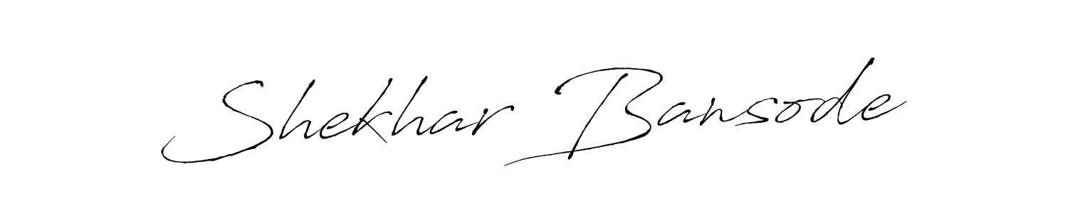 How to make Shekhar Bansode name signature. Use Antro_Vectra style for creating short signs online. This is the latest handwritten sign. Shekhar Bansode signature style 6 images and pictures png