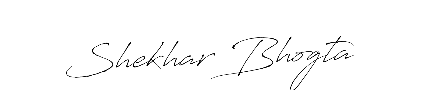 Use a signature maker to create a handwritten signature online. With this signature software, you can design (Antro_Vectra) your own signature for name Shekhar Bhogta. Shekhar Bhogta signature style 6 images and pictures png