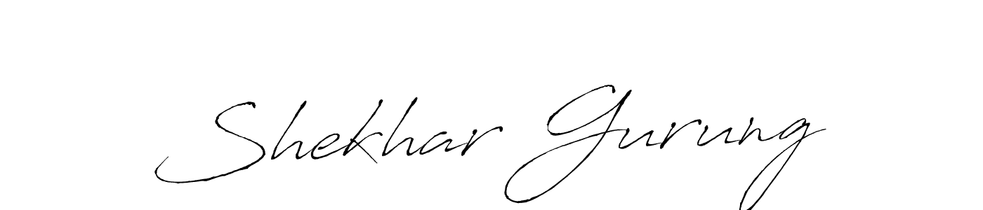 It looks lik you need a new signature style for name Shekhar Gurung. Design unique handwritten (Antro_Vectra) signature with our free signature maker in just a few clicks. Shekhar Gurung signature style 6 images and pictures png