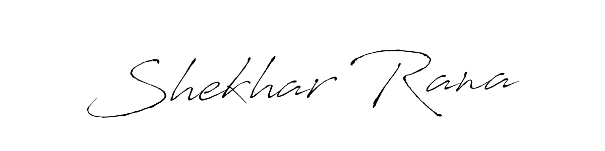 How to make Shekhar Rana name signature. Use Antro_Vectra style for creating short signs online. This is the latest handwritten sign. Shekhar Rana signature style 6 images and pictures png