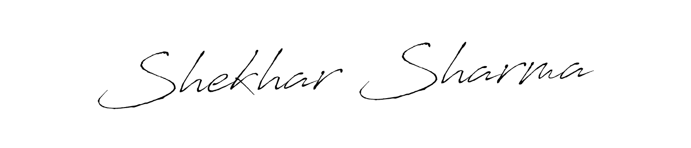 Shekhar Sharma stylish signature style. Best Handwritten Sign (Antro_Vectra) for my name. Handwritten Signature Collection Ideas for my name Shekhar Sharma. Shekhar Sharma signature style 6 images and pictures png