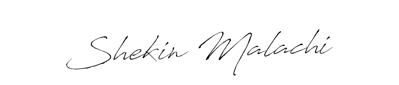 Create a beautiful signature design for name Shekin Malachi. With this signature (Antro_Vectra) fonts, you can make a handwritten signature for free. Shekin Malachi signature style 6 images and pictures png
