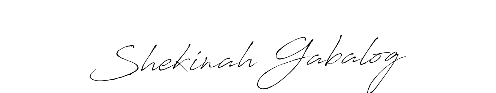 How to make Shekinah Gabalog name signature. Use Antro_Vectra style for creating short signs online. This is the latest handwritten sign. Shekinah Gabalog signature style 6 images and pictures png