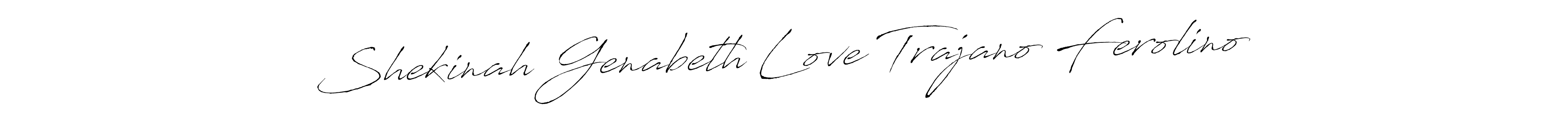 How to Draw Shekinah Genabeth Love Trajano Ferolino signature style? Antro_Vectra is a latest design signature styles for name Shekinah Genabeth Love Trajano Ferolino. Shekinah Genabeth Love Trajano Ferolino signature style 6 images and pictures png