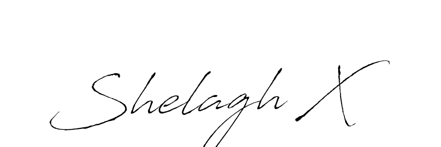 Shelagh X stylish signature style. Best Handwritten Sign (Antro_Vectra) for my name. Handwritten Signature Collection Ideas for my name Shelagh X. Shelagh X signature style 6 images and pictures png