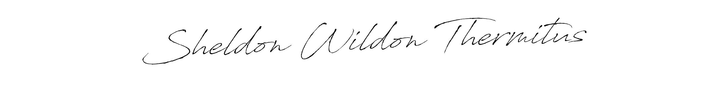 Similarly Antro_Vectra is the best handwritten signature design. Signature creator online .You can use it as an online autograph creator for name Sheldon Wildon Thermitus. Sheldon Wildon Thermitus signature style 6 images and pictures png