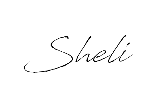 You should practise on your own different ways (Antro_Vectra) to write your name (Sheli) in signature. don't let someone else do it for you. Sheli signature style 6 images and pictures png