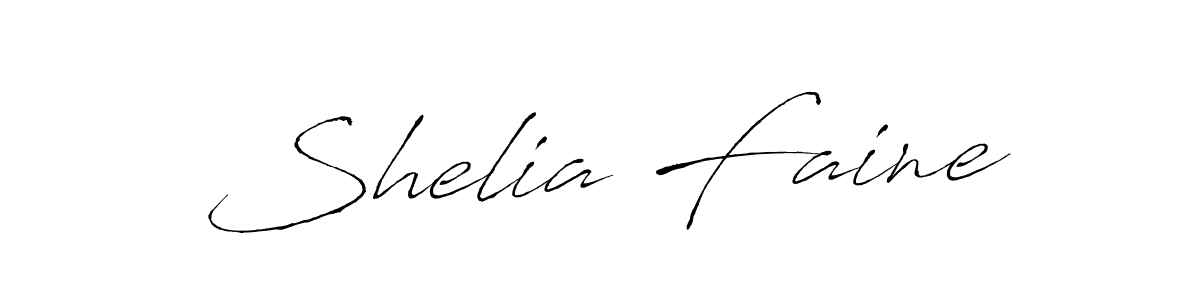 Design your own signature with our free online signature maker. With this signature software, you can create a handwritten (Antro_Vectra) signature for name Shelia Faine. Shelia Faine signature style 6 images and pictures png