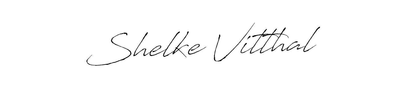 This is the best signature style for the Shelke Vitthal name. Also you like these signature font (Antro_Vectra). Mix name signature. Shelke Vitthal signature style 6 images and pictures png