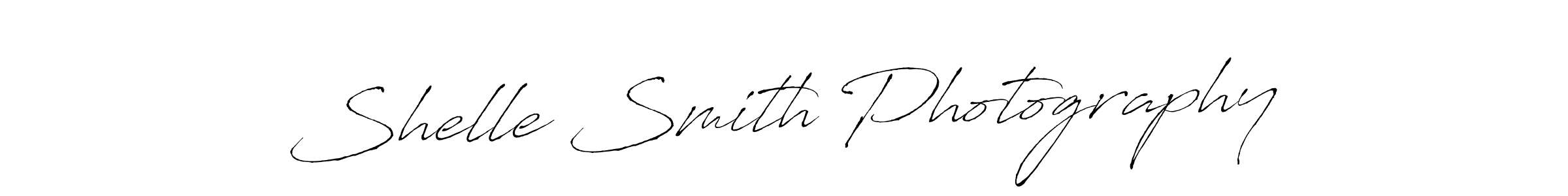 Shelle Smith Photography stylish signature style. Best Handwritten Sign (Antro_Vectra) for my name. Handwritten Signature Collection Ideas for my name Shelle Smith Photography. Shelle Smith Photography signature style 6 images and pictures png