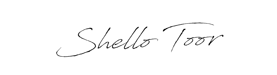 The best way (Antro_Vectra) to make a short signature is to pick only two or three words in your name. The name Shello Toor include a total of six letters. For converting this name. Shello Toor signature style 6 images and pictures png