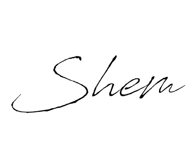 Create a beautiful signature design for name Shem. With this signature (Antro_Vectra) fonts, you can make a handwritten signature for free. Shem signature style 6 images and pictures png
