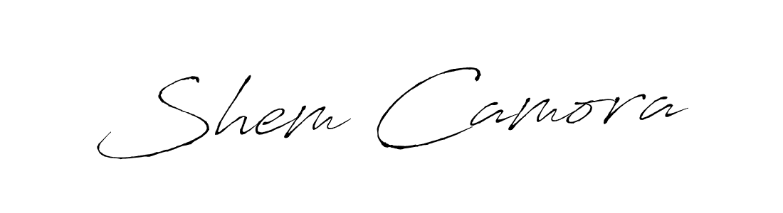 Make a beautiful signature design for name Shem Camora. With this signature (Antro_Vectra) style, you can create a handwritten signature for free. Shem Camora signature style 6 images and pictures png