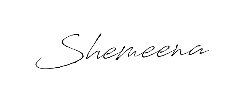 How to make Shemeena name signature. Use Antro_Vectra style for creating short signs online. This is the latest handwritten sign. Shemeena signature style 6 images and pictures png