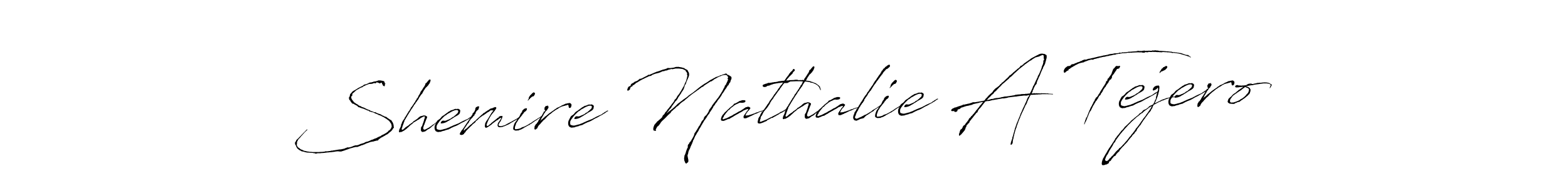 Also we have Shemire Nathalie A Tejero name is the best signature style. Create professional handwritten signature collection using Antro_Vectra autograph style. Shemire Nathalie A Tejero signature style 6 images and pictures png