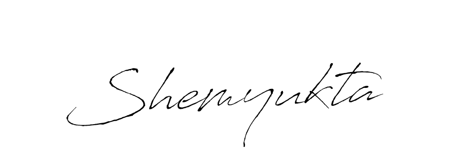 Design your own signature with our free online signature maker. With this signature software, you can create a handwritten (Antro_Vectra) signature for name Shemyukta. Shemyukta signature style 6 images and pictures png