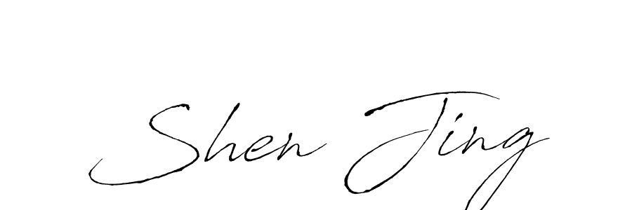 Make a beautiful signature design for name Shen Jing. With this signature (Antro_Vectra) style, you can create a handwritten signature for free. Shen Jing signature style 6 images and pictures png