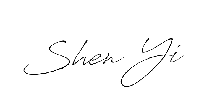 Shen Yi stylish signature style. Best Handwritten Sign (Antro_Vectra) for my name. Handwritten Signature Collection Ideas for my name Shen Yi. Shen Yi signature style 6 images and pictures png