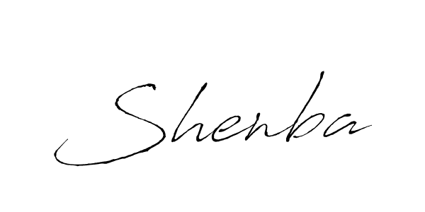 Shenba stylish signature style. Best Handwritten Sign (Antro_Vectra) for my name. Handwritten Signature Collection Ideas for my name Shenba. Shenba signature style 6 images and pictures png