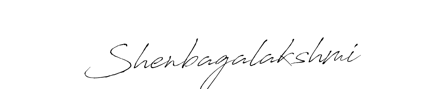 Make a beautiful signature design for name Shenbagalakshmi. With this signature (Antro_Vectra) style, you can create a handwritten signature for free. Shenbagalakshmi signature style 6 images and pictures png