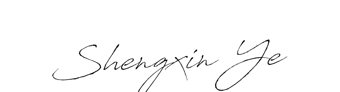 You should practise on your own different ways (Antro_Vectra) to write your name (Shengxin Ye) in signature. don't let someone else do it for you. Shengxin Ye signature style 6 images and pictures png