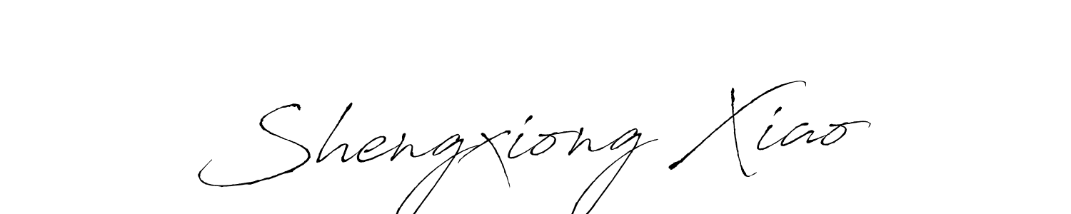 if you are searching for the best signature style for your name Shengxiong Xiao. so please give up your signature search. here we have designed multiple signature styles  using Antro_Vectra. Shengxiong Xiao signature style 6 images and pictures png