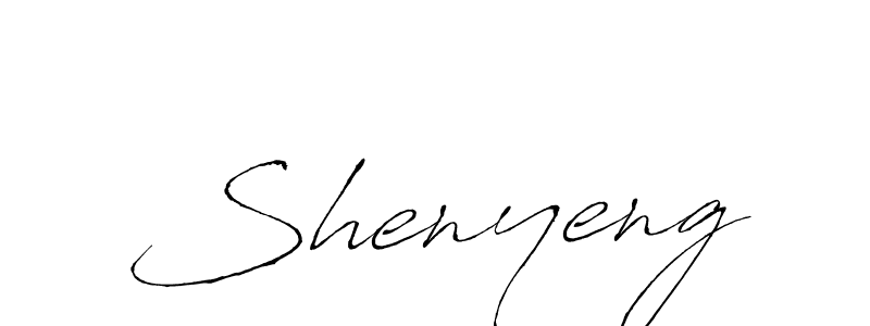 Create a beautiful signature design for name Shenyeng. With this signature (Antro_Vectra) fonts, you can make a handwritten signature for free. Shenyeng signature style 6 images and pictures png