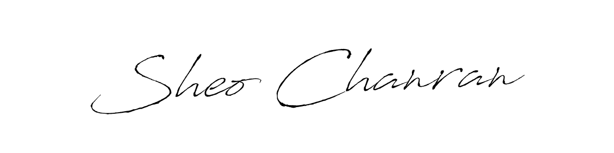 How to make Sheo Chanran signature? Antro_Vectra is a professional autograph style. Create handwritten signature for Sheo Chanran name. Sheo Chanran signature style 6 images and pictures png