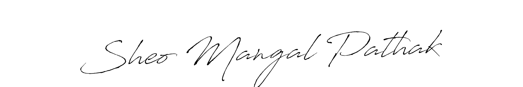 Also we have Sheo Mangal Pathak name is the best signature style. Create professional handwritten signature collection using Antro_Vectra autograph style. Sheo Mangal Pathak signature style 6 images and pictures png