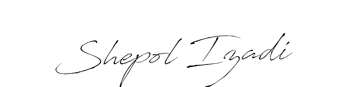 This is the best signature style for the Shepol Izadi name. Also you like these signature font (Antro_Vectra). Mix name signature. Shepol Izadi signature style 6 images and pictures png