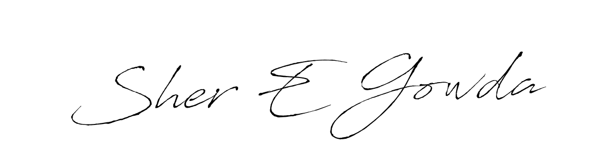 Here are the top 10 professional signature styles for the name Sher E Gowda. These are the best autograph styles you can use for your name. Sher E Gowda signature style 6 images and pictures png