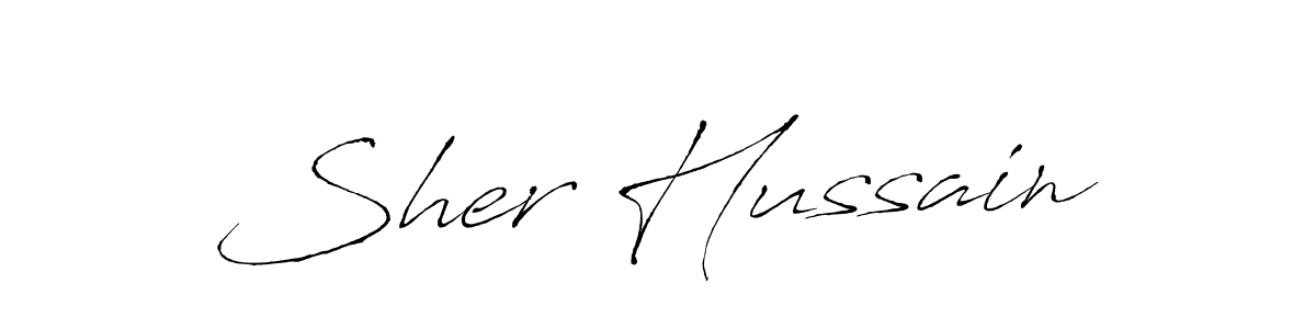 Similarly Antro_Vectra is the best handwritten signature design. Signature creator online .You can use it as an online autograph creator for name Sher Hussain. Sher Hussain signature style 6 images and pictures png