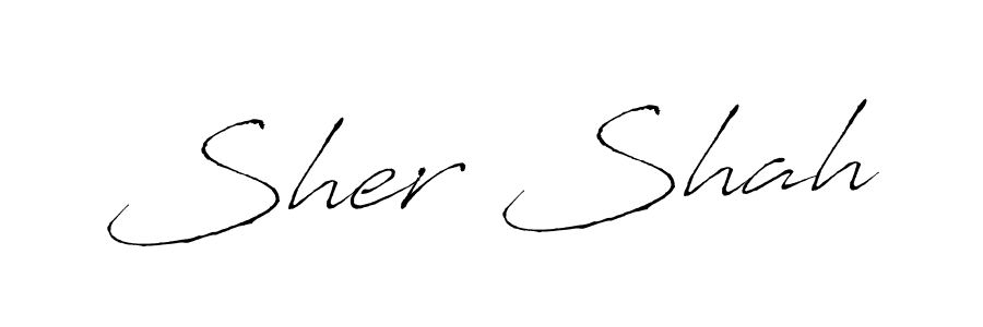 Also You can easily find your signature by using the search form. We will create Sher Shah name handwritten signature images for you free of cost using Antro_Vectra sign style. Sher Shah signature style 6 images and pictures png