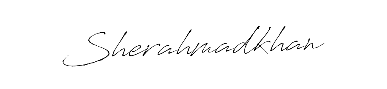 Sherahmadkhan stylish signature style. Best Handwritten Sign (Antro_Vectra) for my name. Handwritten Signature Collection Ideas for my name Sherahmadkhan. Sherahmadkhan signature style 6 images and pictures png